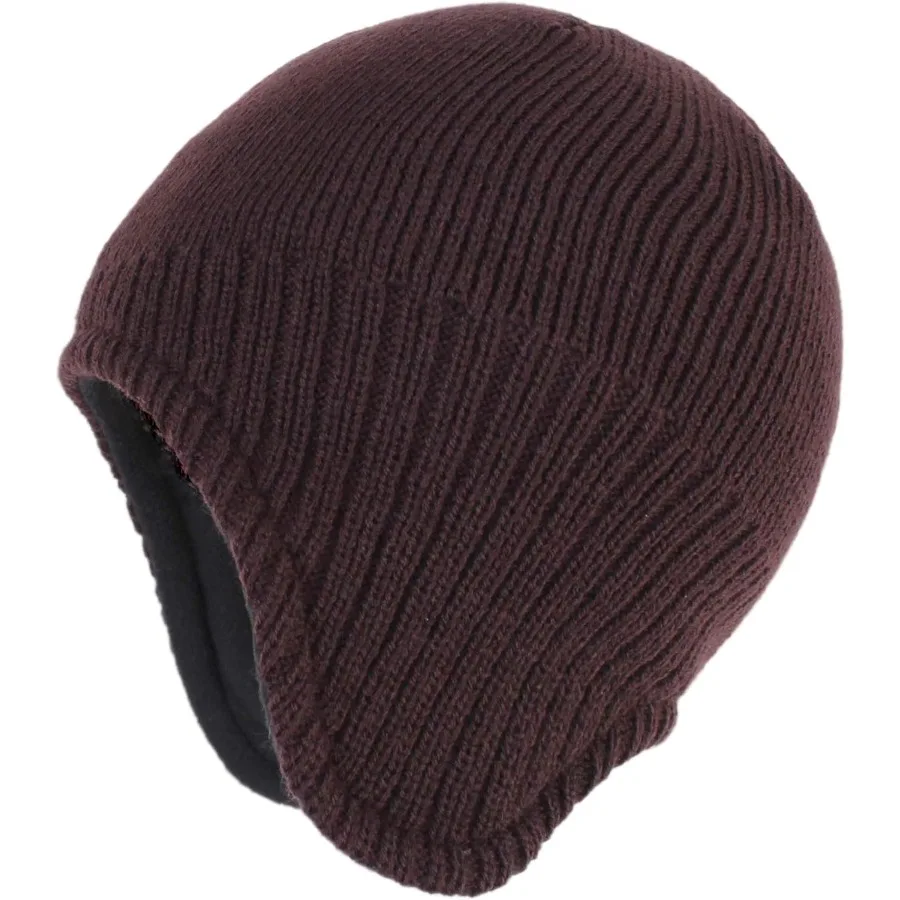 

Connectyle Men's Knit Winter Hat with Ear Flaps Fleece Lined Beanie Warm Knitted Skull Cap Beanies Watch Hat