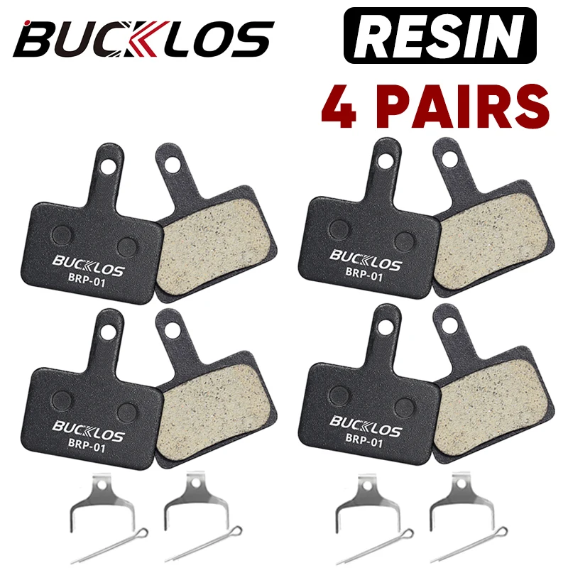 BUCKLOS Hars Schijfremblokken Voor SHIMANO B01S slijtvaste Hydraulische Remblokken MTB Remblokken voor B03S B05S Fietsen onderdelen