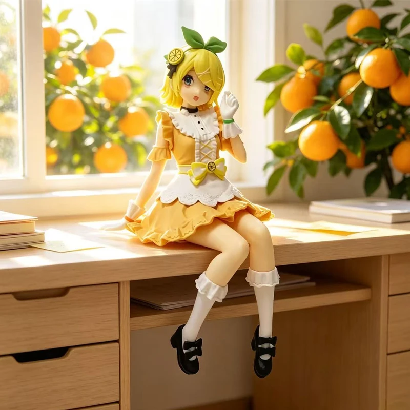 Anime Kagamine Rin Hatsune Miku Citrus MIKU B REWARD Kagamine Rin PVC Anime Actionfiguren Modell Sammlerstück Spielzeug Geschenk