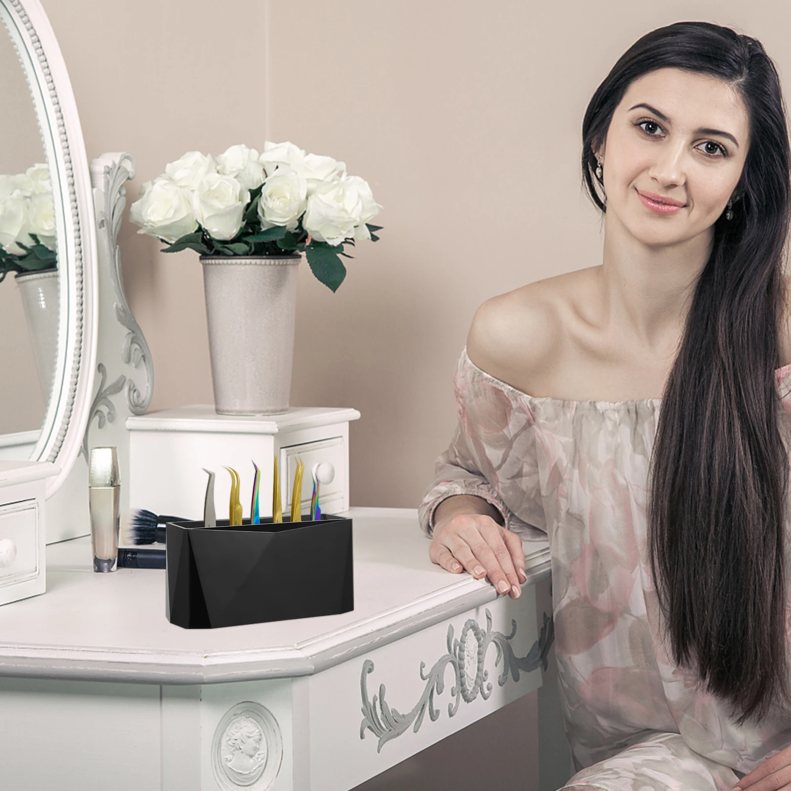 

Tweezers Holder Display Stand Storage Rack For Eyelash Extension Tools Lash Tweezers Stand Organizer Eyelash Tools Rack