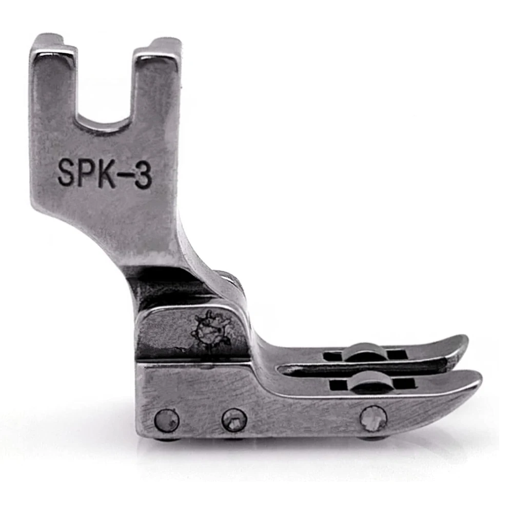 SPK-3 All Steel Roller Presser Foot Snap-On High Shank Leather Foot For Singer Juki  Industrial Sewing Machine Accessories