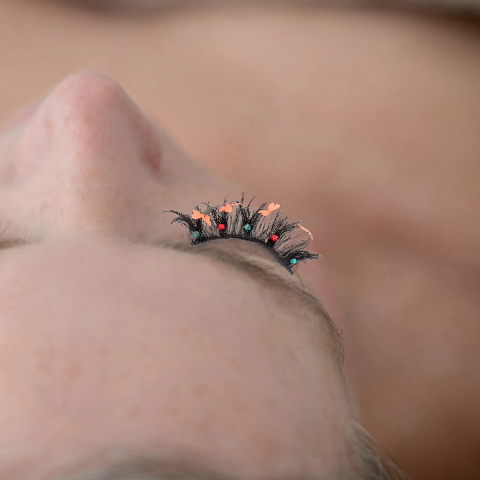 

Fake Eyelashes Women Wispy False Lashes Individual Extensions Lightweight Comfortable Makeup Accessories For Stage