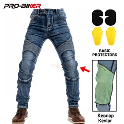 Mens Motorcycle Jeans Wearable Motorcycle Motorbike Moto Trousers Touring Racing Riding Pants With CE Motorbike Protection