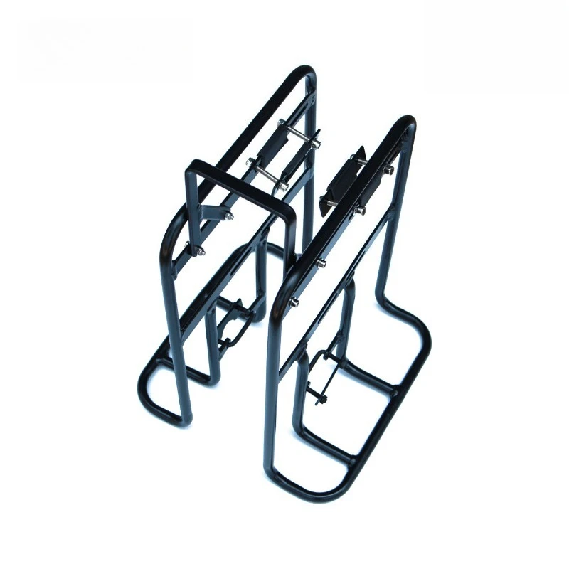 Road Bike Front Pack Rack Aluminum Alloy Strong Durable Stable Safe Load-bearing Bicycle Luggage Carrier Bicycle Accessories