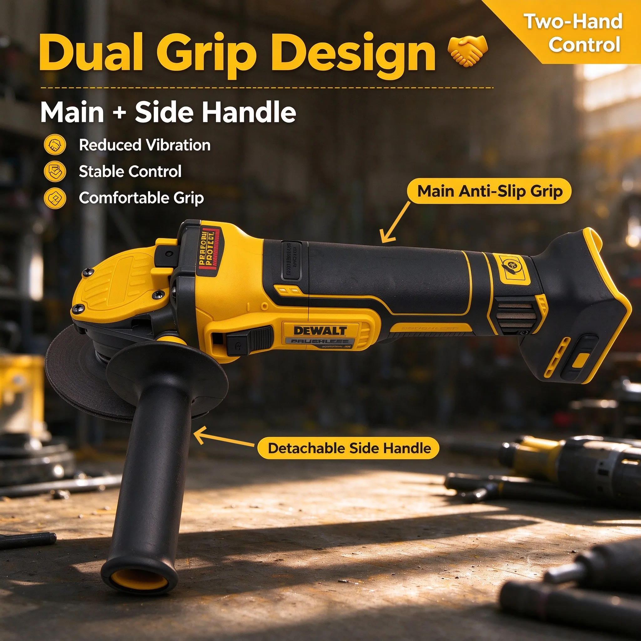 DEWALT Angle Grinder DCG409 20 - Crossfit Machine ulasan dan harga