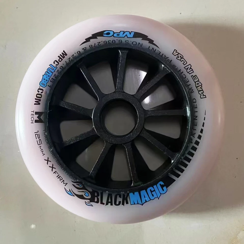6 Pieces Speed Skate Wheel MPC Black Magic SRC XXFirm 125mm