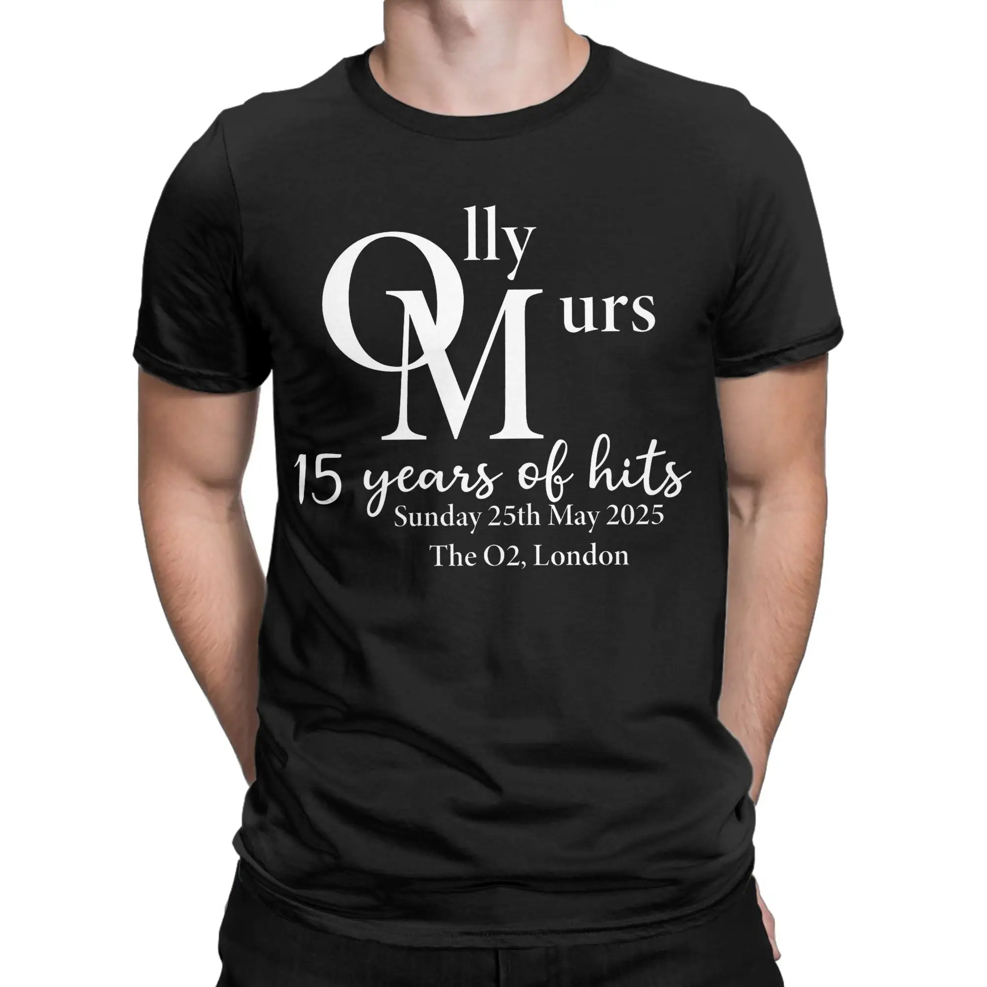 

OLLY MURS Concert 15 Years of Hits Spring Tour 2025 Fashion T Shirt Men Women 100% Cotton Tee Shirt Clothing