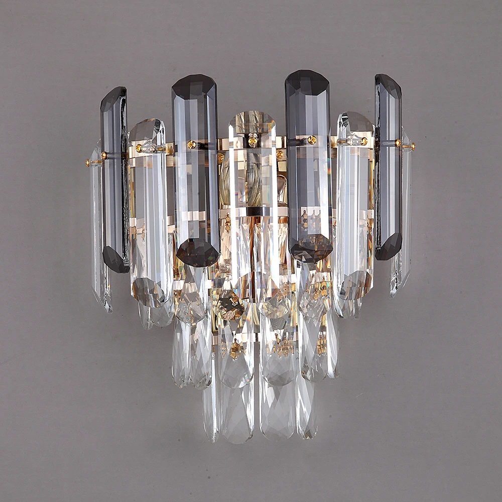 Light Luxury Living Room Crystal Wall Lamp Dining Room Sofa Tv Background Bedroom Bedside Lighting