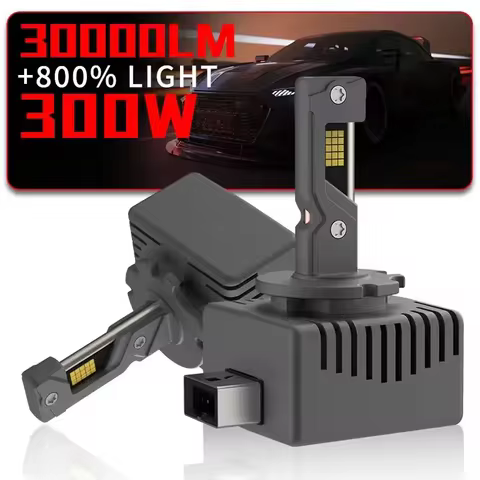 2PCS D3S LED Headlight HIDConversion Kit D1S D8S 6000K Canbus Headlamp Bulbs 30000LM Xenon Car Lights Turbo Lamps Plug&amp;Play 12V