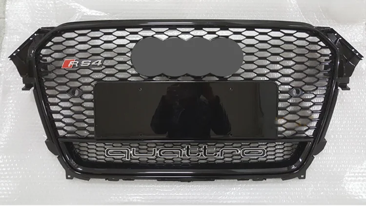 Automotive Parts Front Bumper Grille For Audi A4 B8.5 Facelift Honeycomb RS4 Hood Grill 2013-2016