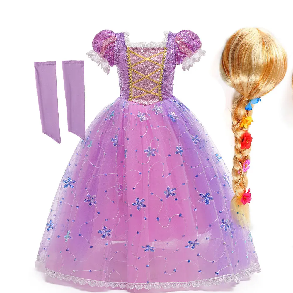 Girls Birthday Party Deluxe Rapunzel Dress With Sequined Bodice Tangled Movie Cosplay Princess Costume Carnival Fairy Tale Gown - AliExpress 1501 Girls Birthday Party Deluxe Rapunzel Dress With Sequined Bodice Tangled Movie Cosplay Princess Costume Carnival Fairy Tale Gown - AliExpress 1501