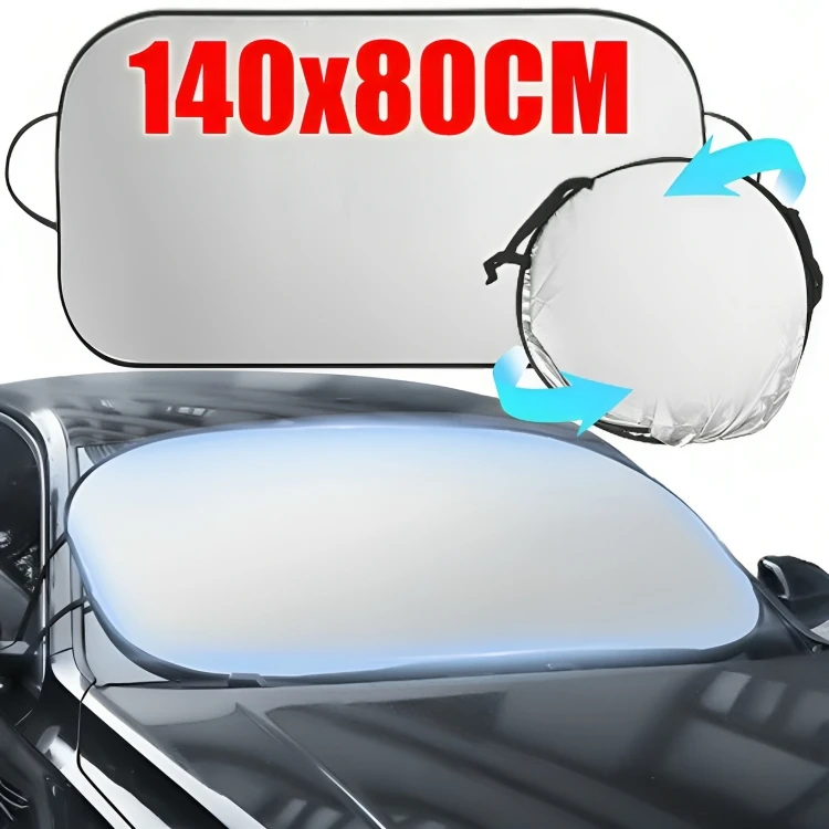 Car Insulated Front Windshield Sunshade Car Interior Protection UV Heat Insulation Silver Coated Sunshade Auto Accessories