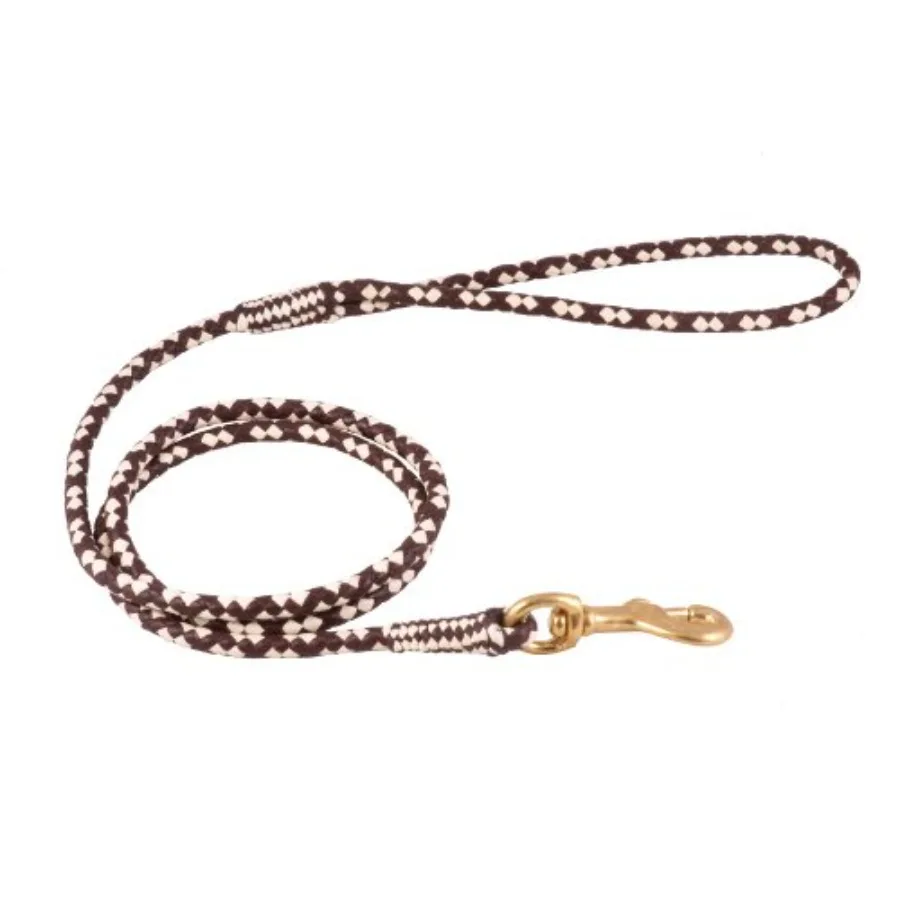 

Braided Leather Dog Leashes with Snap Clip for Outdoor Walks and Training - Soft Hand-Crafted Leather Leads for Small Medium an