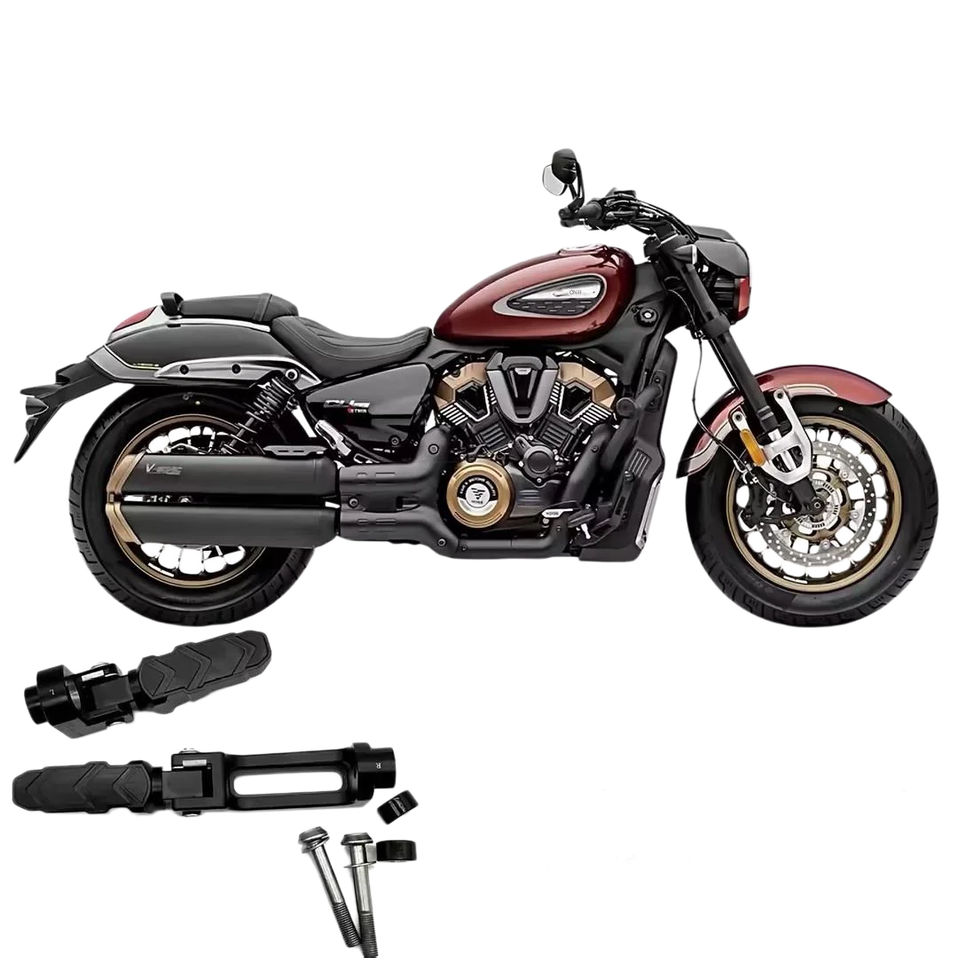 Handlebar Heightenning And Rearward Shifting Blocks For Fit VOGE CU625 Center Pedal For 625CU Black