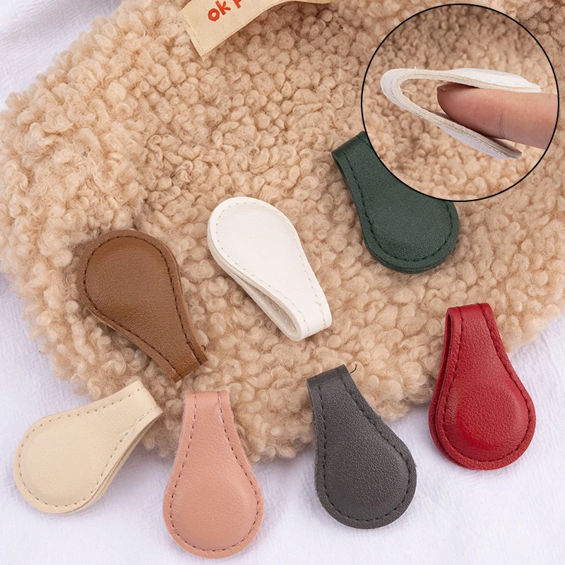 2Pcs Leather Fixed Magnetic Buckle Detachable No Sewing No Nails Leather Leg-retracting Buckle Sewing Tools Accessories Sleeve