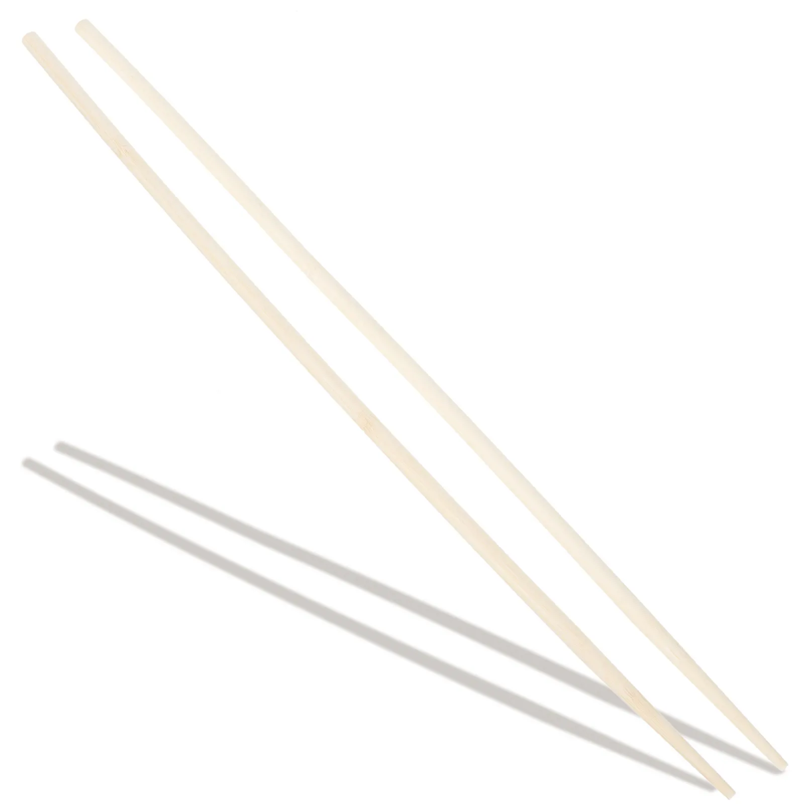 

10Pairs White Wood Chopsticks Long Cooking Chopsticks Heat Resistant for Hot Pot Frying Barbecue Long Frying Chopsticks,