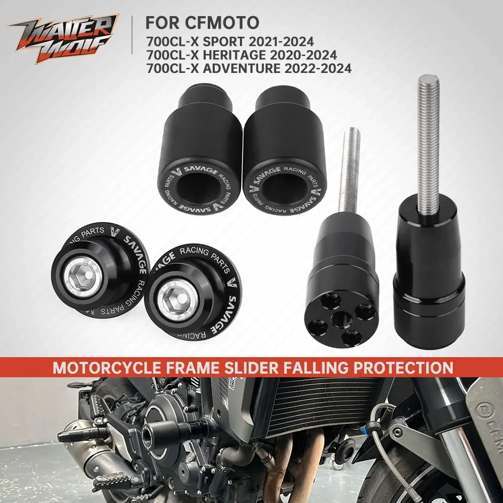 

Аксессуары для мотоциклов, рама, слайдер для CFMOTO 700CL-X 700CLX Adventure CL700X Sport CL-X700 Heritage 2020-2024, защита