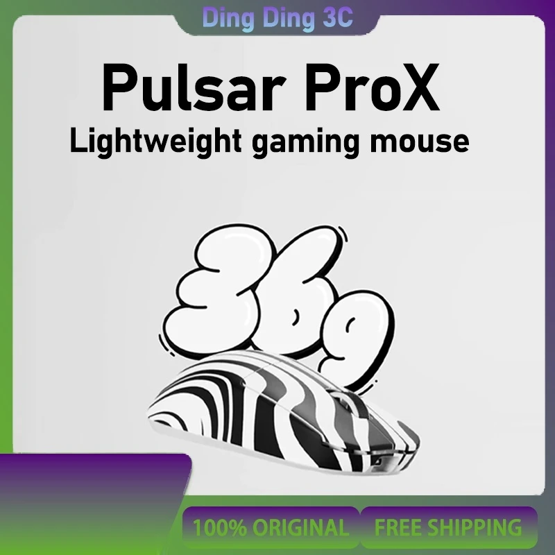 

Pulsar Prox series mouse 36g Boardzy co-branded 32000 DPI 750IPS 50G 8000Hz wireless gaming mouse for esports