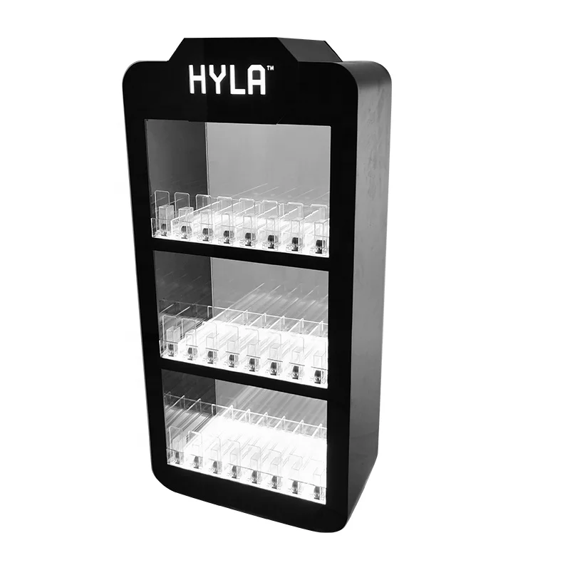 custom.Custom Design Acrylic Tabletop Smoke Shop Display RGB Cigarettes Displays Rack Stand Packs Shop