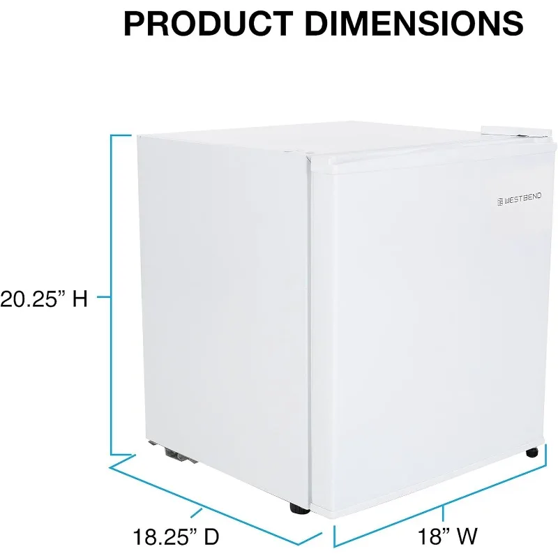 Mini Fridge Compact Refrigerator for Home Office or Dorm, Auto Defrost with Reversible Door, Energy Star Rated, 1.7-Cu.Ft.