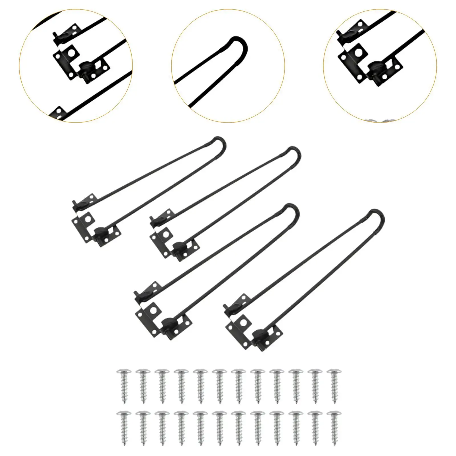 4x pernas de mesa dobráveis pernas de mesa ao ar livre resistentes para acampamento banco escritório