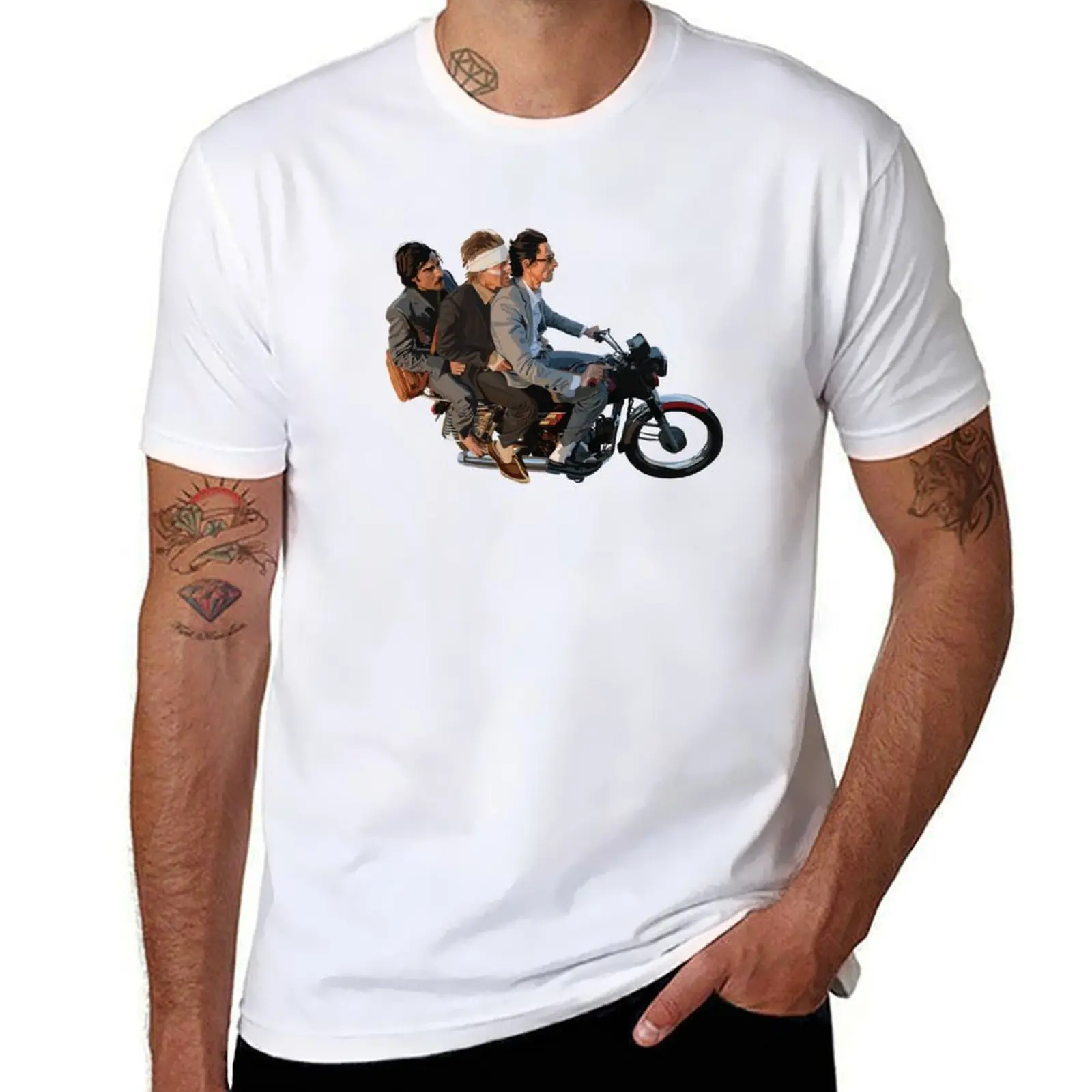 

darjeeling limited T-Shirt t shirts for man cotton funny black cotton t-shirt plain for man package T-Shirt