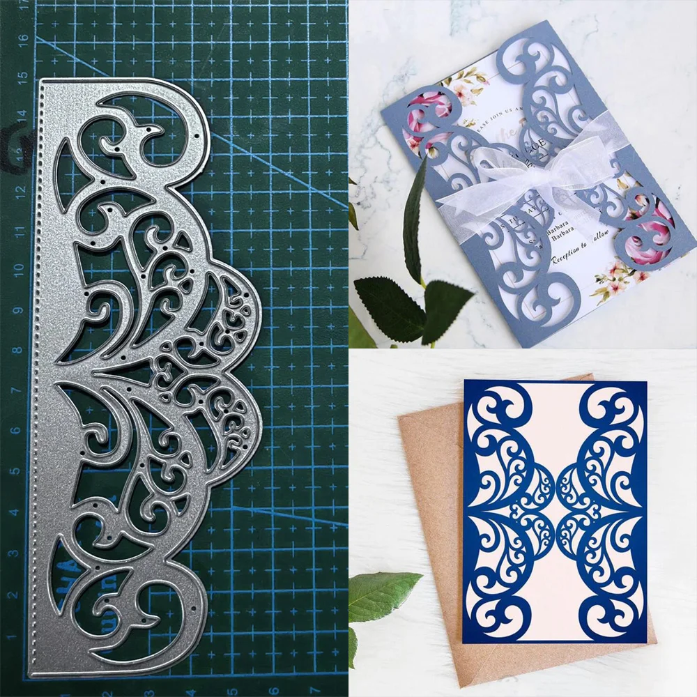 Grußkarten Metall Schablone Form Schneidwerk zeuge Scrap booking dekorative Stanz ungen Album Papier Karte Handwerk Prägung