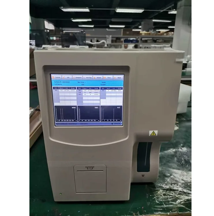 3 Part Veterinary Hematology Analyzer Fully Automatic Animal Blood Analyzer Veterinary Blood Analyzer