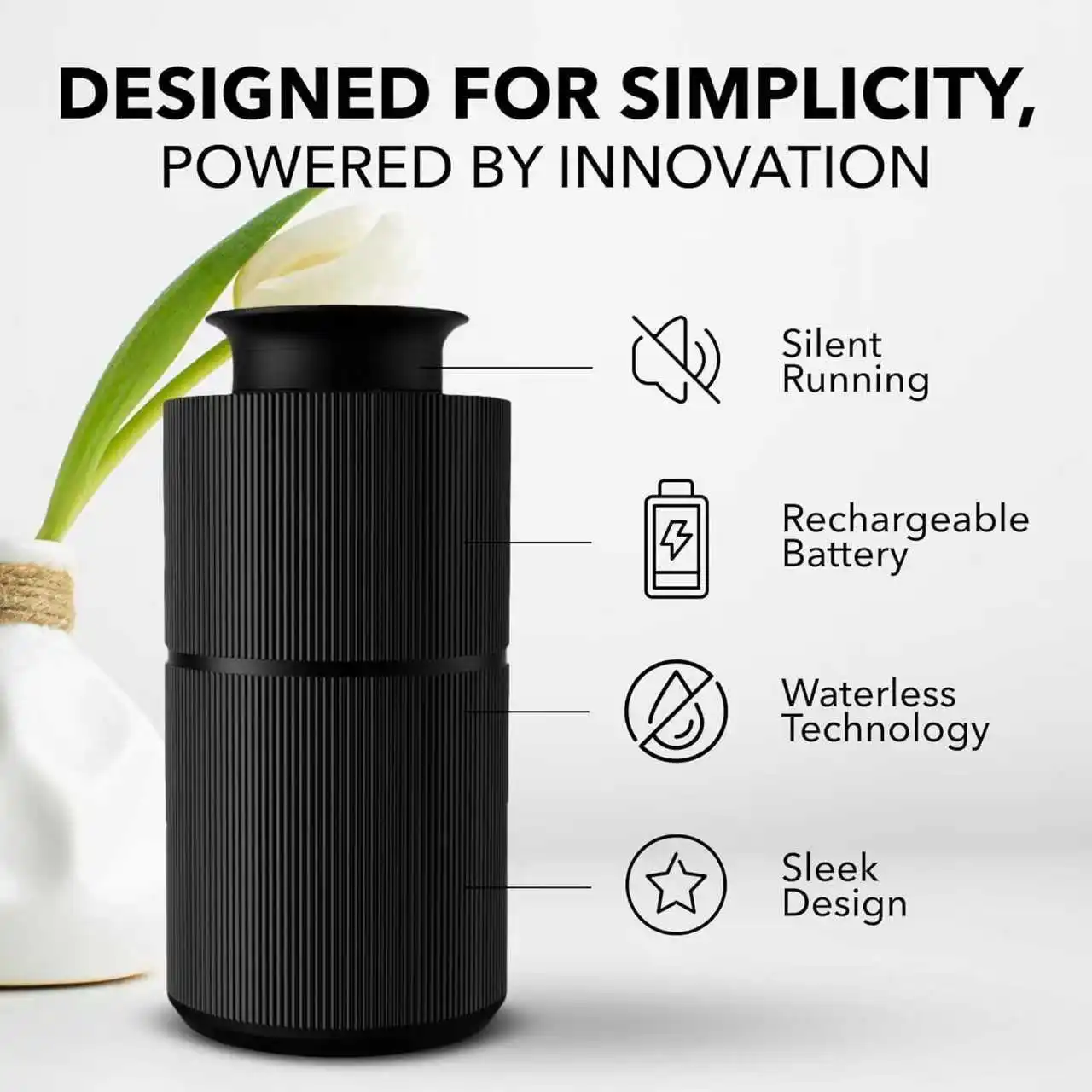 Novo design 2 em 1 usb recarregável difusor de perfume de óleo de carro botões de toque elétricos spray automático ambientador de carro