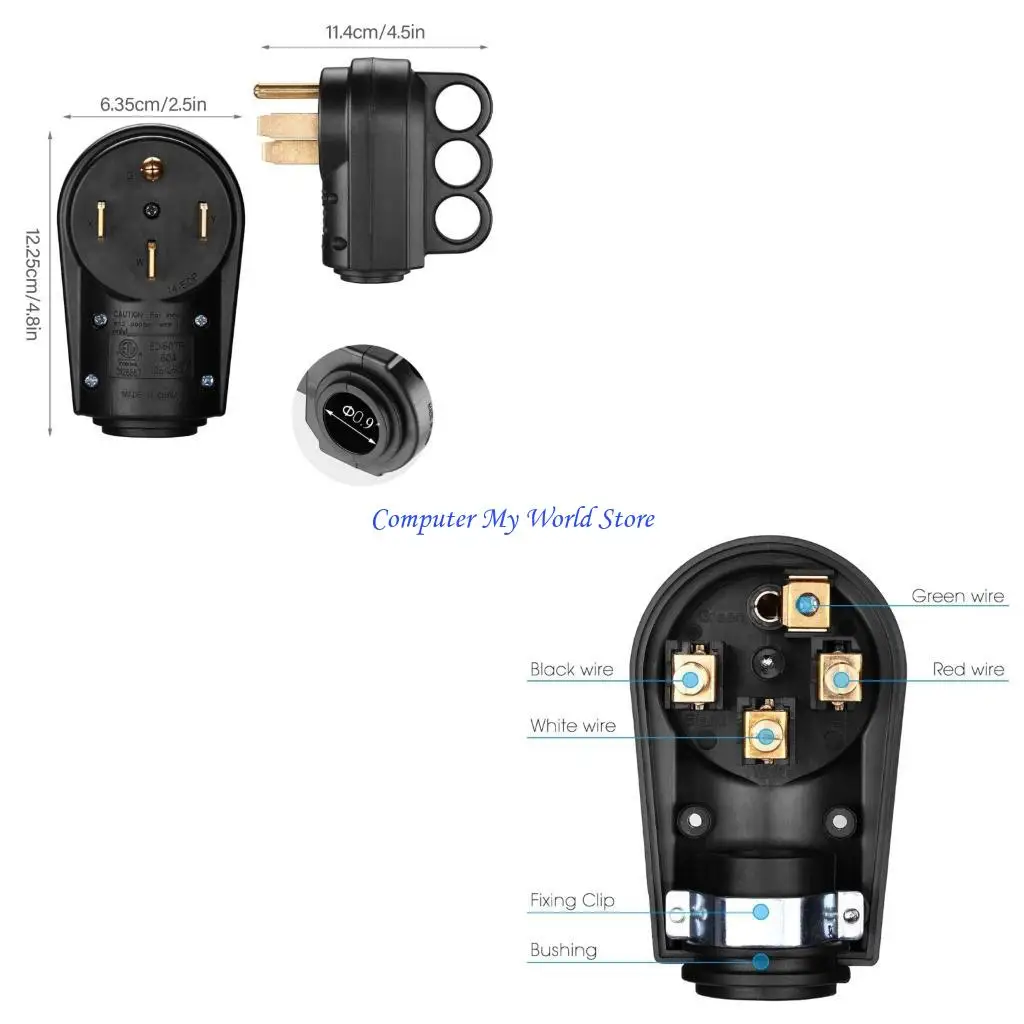 

Простая в установке 125 В RV Power Pult Pult Bult 50AMP Power Assembly Featk