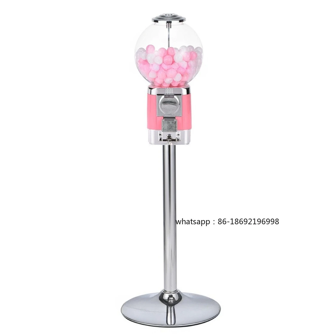 

50 мм большой шар, машина для скручивания лотерейных яиц, подарок с монетоприемником, бытовая машина для хранения милого зерна