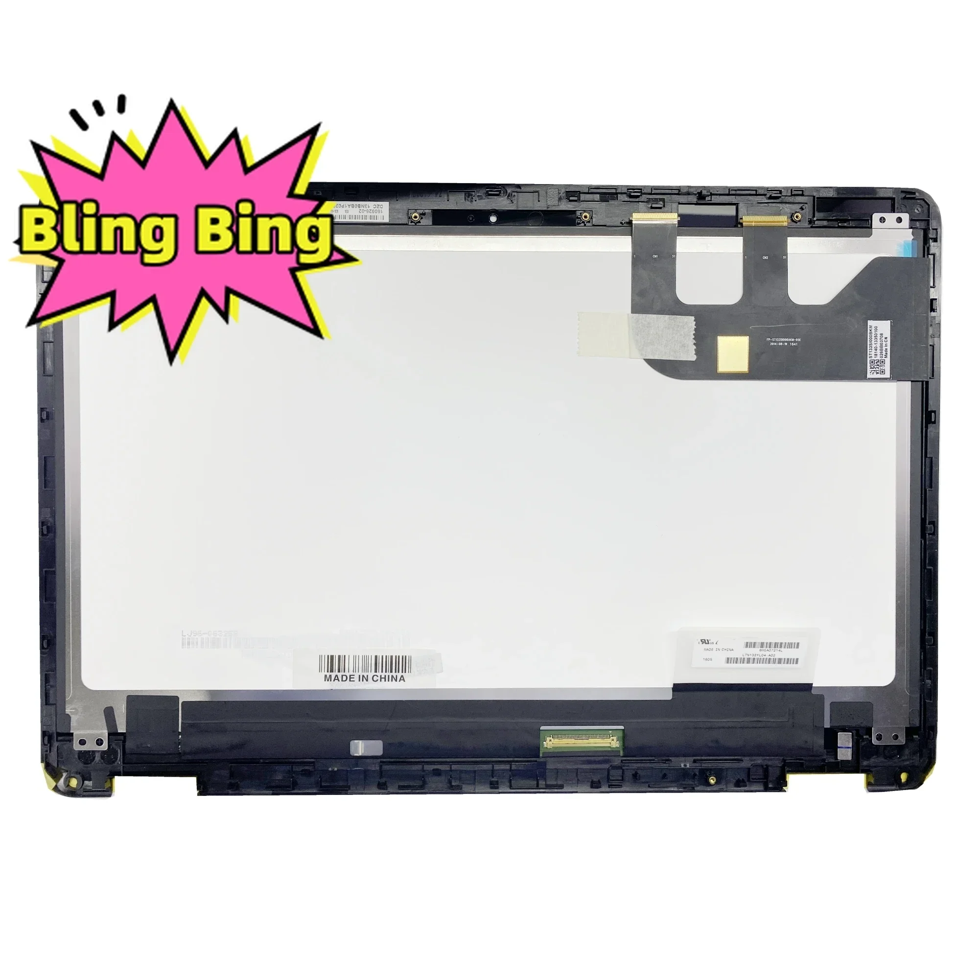 LTN133YL04-A02 For Asus Zenbook UX360C UX360CA with Frame FP-ST133SI000AKM-01X LCD Touch Screen Digitizer Assembly