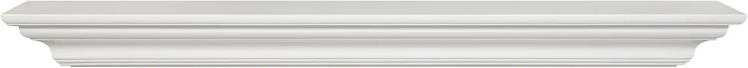 618-60 Crestwood Mantel Shelf, 60-Inch, White