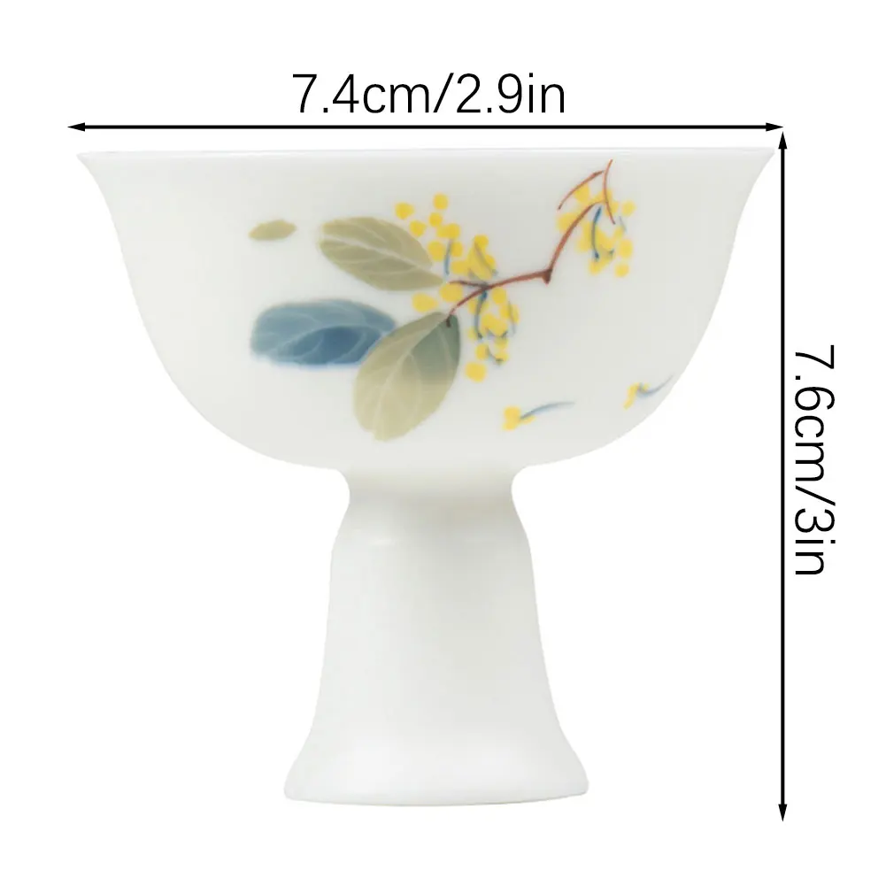 فناجين القهوة خمر خمر فنجان الكونغفو الأزهار الجدة المصاحبة الحاضر #6