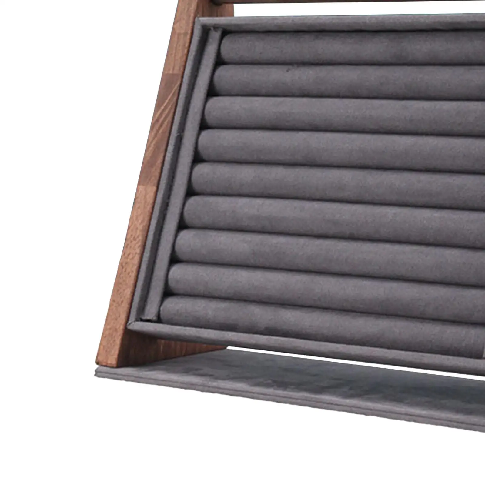 Anéis Display Stand Tray, Showcase para brincos e colares