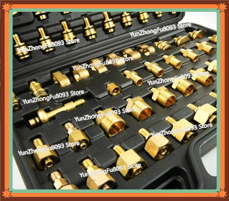 Pure Copper 77-piece Set of Automotive Air Conditioner Repair Leak Detection Tools