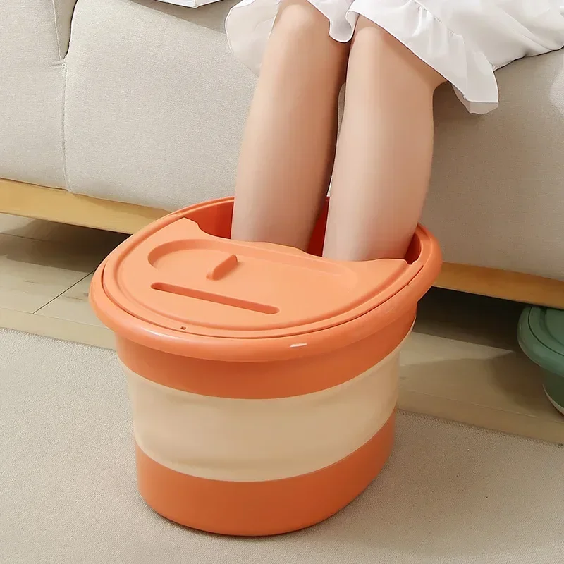 Foldable Foot Bath Bucket over Calf Foot Bath Home Foot Bath Bucket Children Foot Bath Portable Folding Bucket Foot Bath Bucket