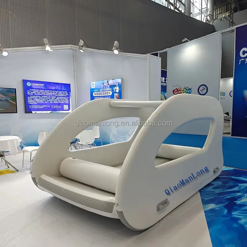 Hot Selling Electric Inflatable Yacht Houseboat Yacht Catamaran Fishing Boat With Motor for Outdoor Drifting