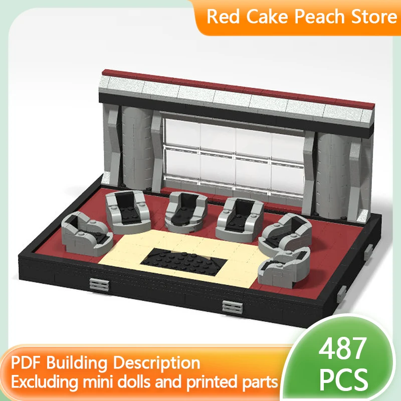 

Конструктор Street View Model MOC: Здание Сейссориум (Собор) — Модульная Архитектурная Сборная Модель для Детей, Подарок на Праздник