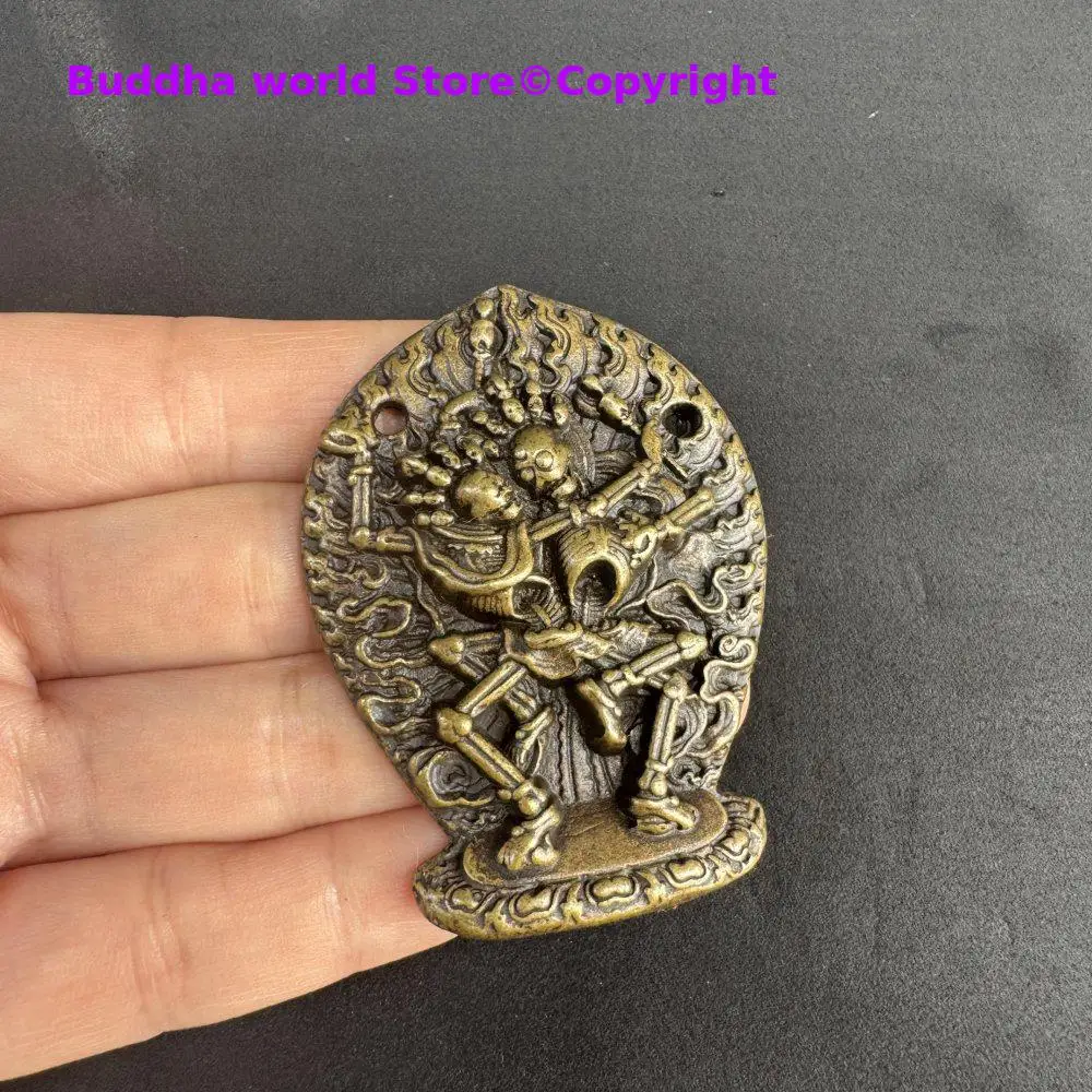 Special Offer ancient small buddha statue amulet copper smasana adhipati buddhist family monk practice worship pocket buddha