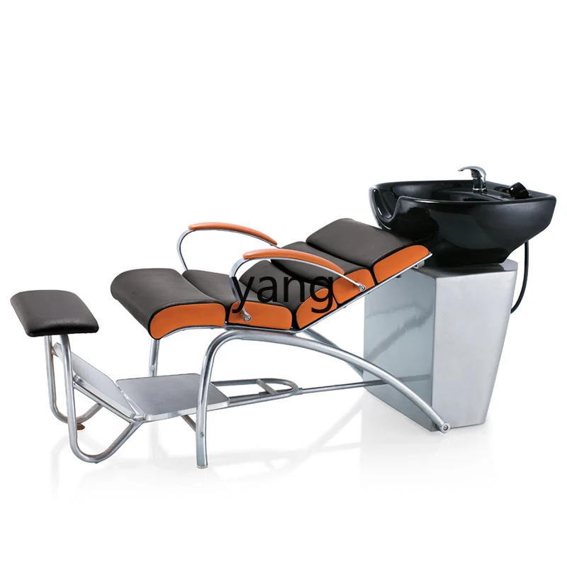 

CX Lying Half High-End Shampoo Chair Hair Saloon Dedicated Ceramic Basin High-End Hairdressing Flushing Bed