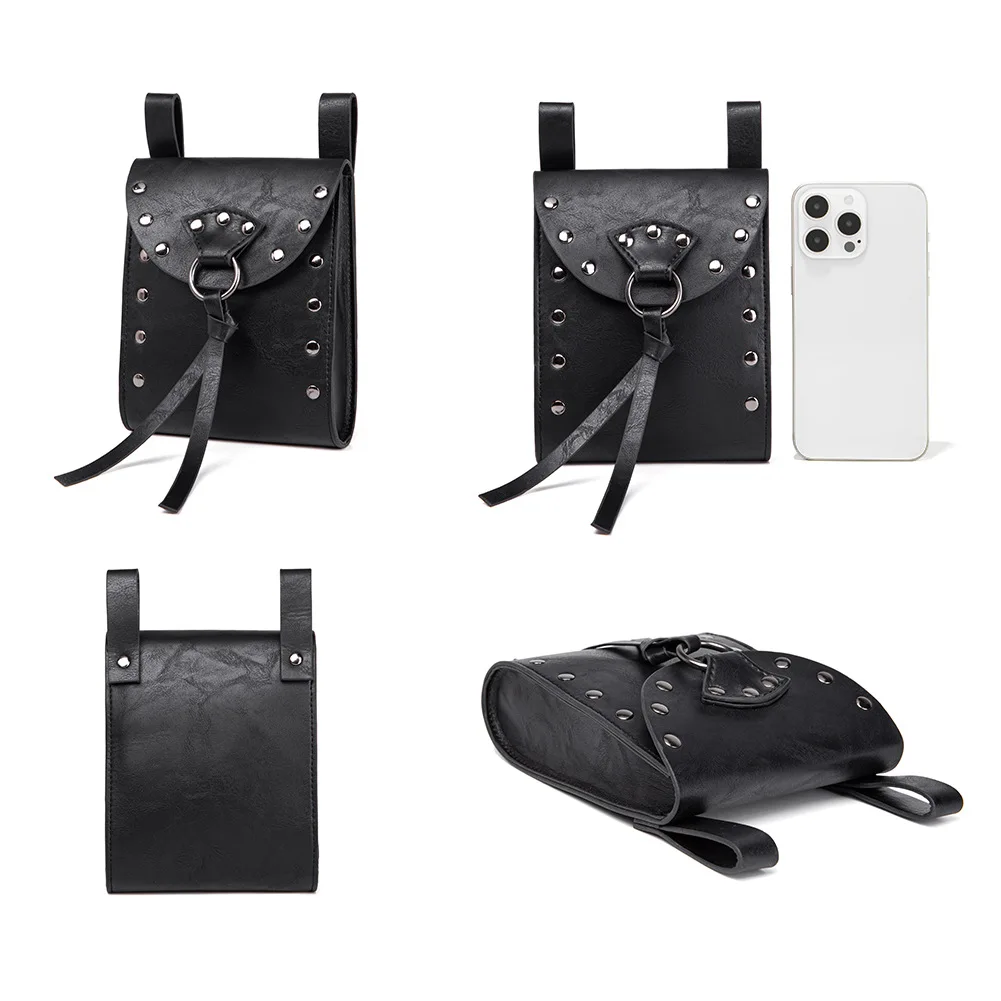 القرون الوسطى الرجعية فايكنغ نمط حزام الخصر محفظة نسائية للعملات المعدنية الحارس فارس المتخصصة تأثيري اكسسوارات الخصر حقيبة لرين فاي #6