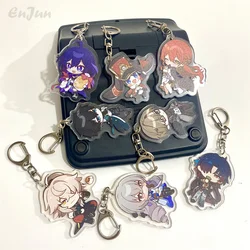 Hot Game Honkai: Star Rail Keychain Welt Yang Seele Bronya Himeko Q Version Cartoon Pendants Keyrings Jewelry Accessories Props