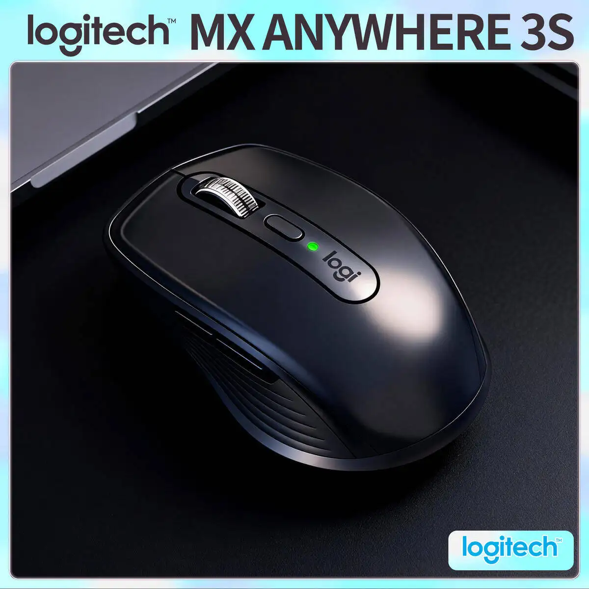 

Logitech MX Anywhere 3S Wireless Mouse for Graphic Designers High Precision Multi-OS Compatible