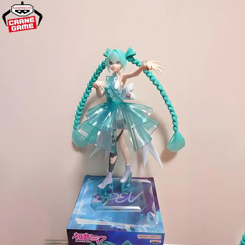 100 % Original Bandai Namco Banpresto Hatsune Miku Banpresto Evolve Clearluxe Emeraldgem Pvc Anime Figur Modell Sammler Spielzeug Geschenk