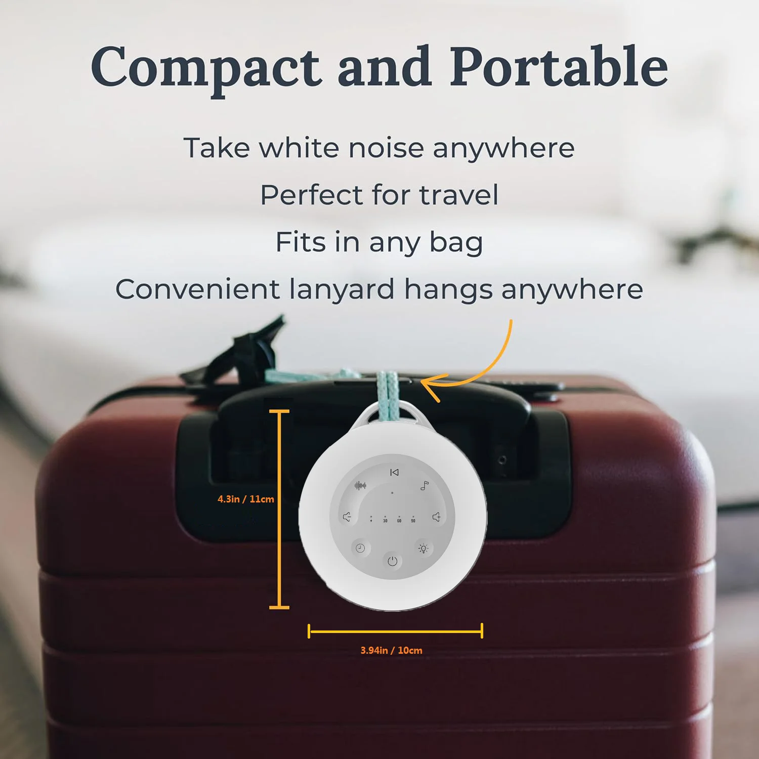New White Noise Machine with RGB Night Light Timed Shutdown Sleep Sound Machine For Sleeping Relaxation For Baby Adult Office