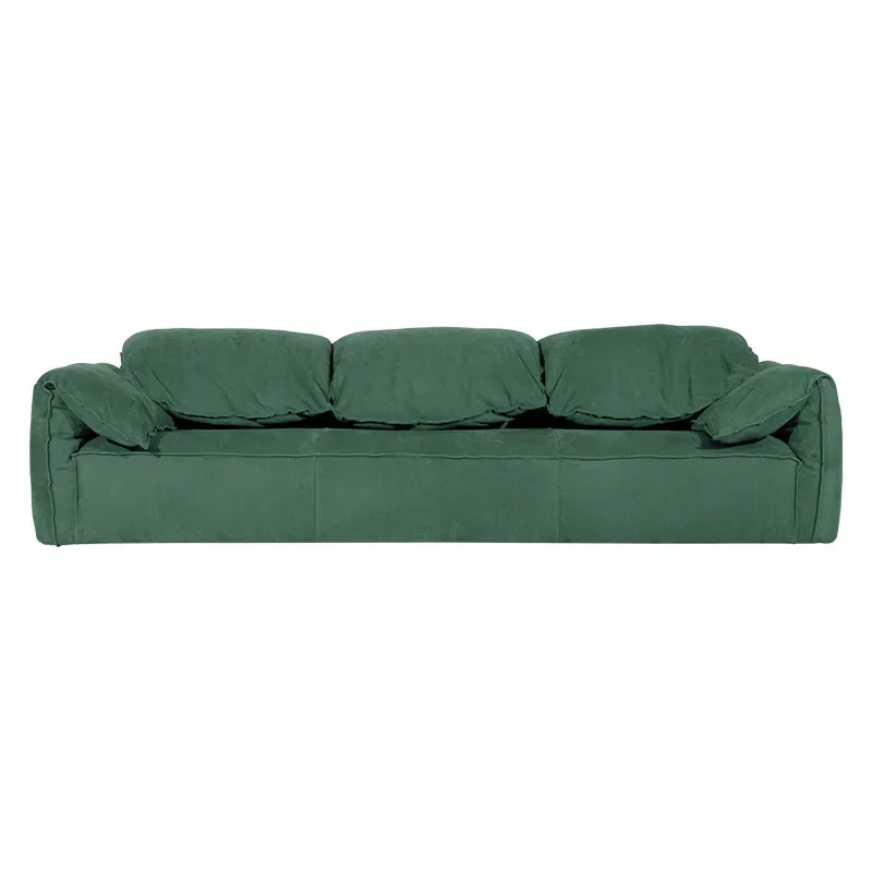 

Elephant Ear Sofa Designer Italian Lazy Leather Art Leather Sofa