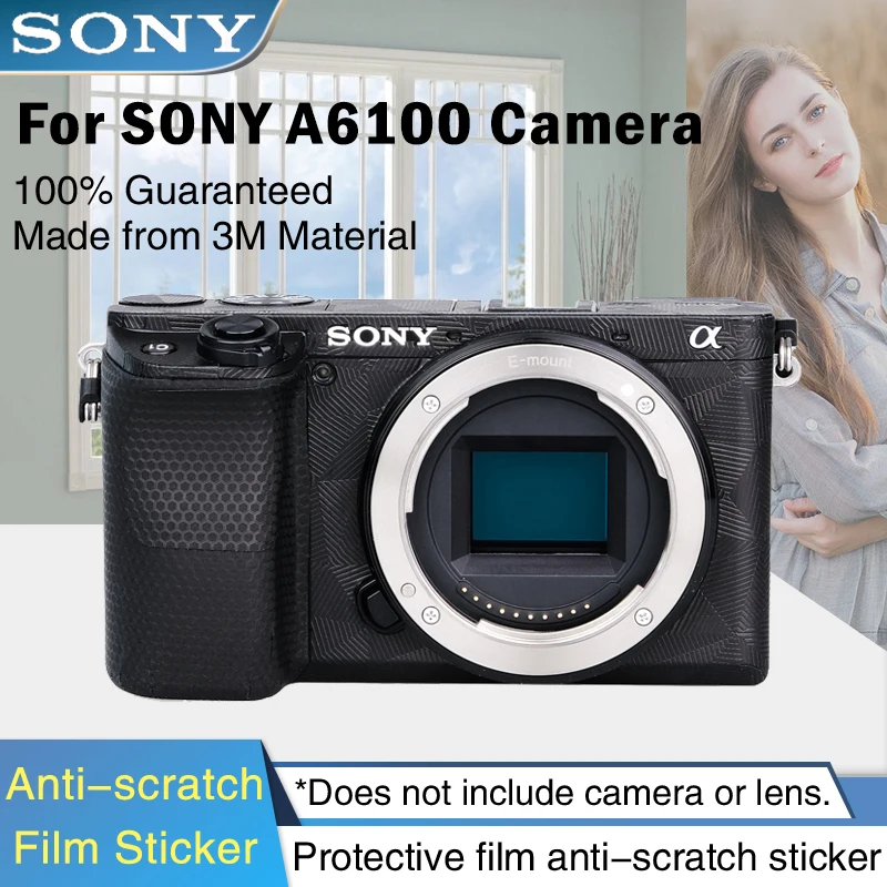 

Premium Decal Skin For SONY A6100 Camera Skin Decal Protector Anti-scratch Coat Wrap Cover Sticker