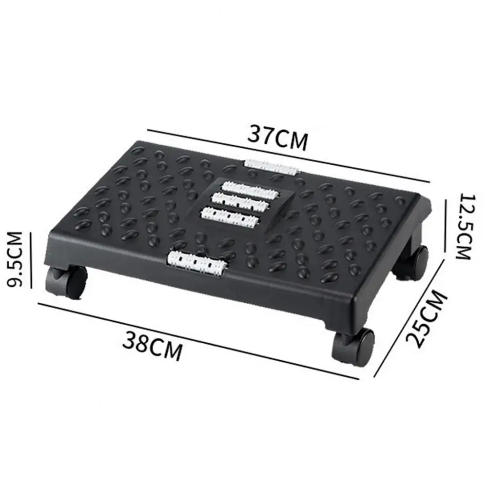 Podnóżek z rolkami do masażu ergonomiczny łatwy montaż nadmiarowy ciśnienia stolec do stóp w domu biurowym