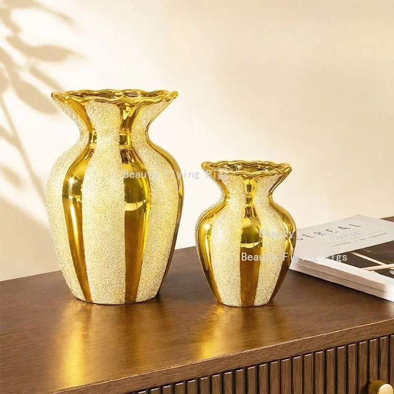 1pc Ceramic Countertop Vase Home Dining Table Decoration Buddha Hall Sacrificial Vase Ornament Home Decoration Decoration Crafts